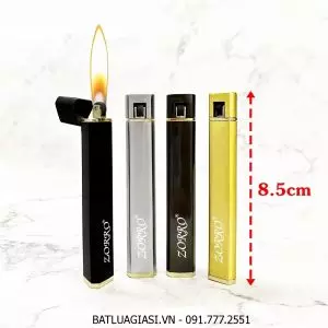 BẬT LỬA GAS ĐÁ RÃNH TAY - THANH TAM GIÁC ZORRO Z503 - (XÀI GAS)