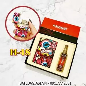 BẬT LỬA ZIPPO SƠN TĨNH ĐIỆN 6 MẶT - PHIÊN BẢN NHẬT (CÓ HỘP VÀ XĂNG) H-48