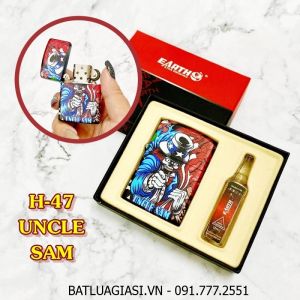 BẬT LỬA ZIPPO SƠN TĨNH ĐIỆN 6 MẶT - PHIÊN BẢN NHẬT (CÓ HỘP VÀ XĂNG) H-47