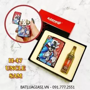 BẬT LỬA ZIPPO SƠN TĨNH ĐIỆN 6 MẶT - PHIÊN BẢN NHẬT (CÓ HỘP VÀ XĂNG) H-47