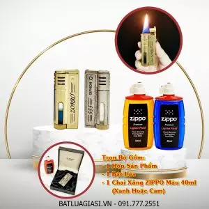 BẬT LỬA XĂNG LỘ THIÊN ZORRO SIPHON 555 (KÈM CHAI XĂNG)