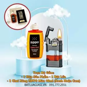 BỘ BẬT LỬA XĂNG LỘ THIÊN CHIEF CF232 (KÈM CHAI XĂNG) #ĐEN