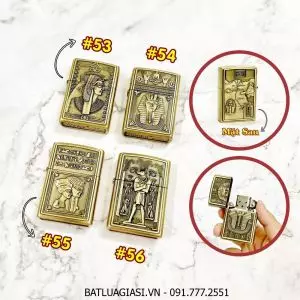 BÂT LỬA ZIPPO AI CẬP 2 MẶT HÌNH NỔI CÁC KIỂU - (XÀI XĂNG)