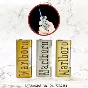 BẬT LỬA KHÈ - BẤM NGANG KHẮC CHÌM LOGO MARLBORO -  (XÀI GAS)