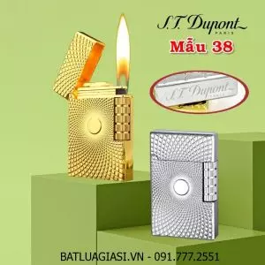 BẬT LỬA DUPONT LỐC XOÁY M-38 (S.T. DUPONT) - (XÀI GAS)