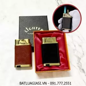 BẬT LỬA KHÈ 2 TIA BỌC DA (CÓ HỘP) - (XÀI GAS)