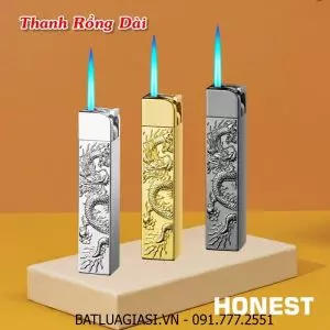 BẬT LỬA KHÈ HONEST HÌNH THANH RỒNG DÀI - (XÀI GAS)