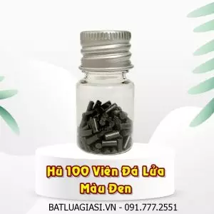 HŨ 100 VIÊN ĐÁ LỬA MÀU ĐEN (ĐÁ ĐEN)