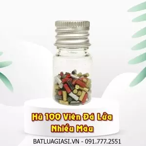 HŨ 100 VIÊN ĐÁ LỬA NHIỀU MÀU (ĐÁ MÀU)
