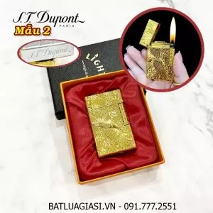 BẬT LỬA DUPONT HÌNH ĐẠI BÀNG M-2 (S.T. DUPONT) (CÓ HỘP) - (XÀI GAS)