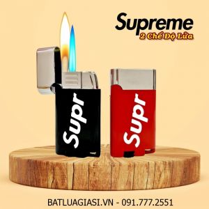 BẬT LỬA SUPREME 2 CHẾ ĐỘ LỬA (LỬA NGỌN VÀ LỬA KIM) - (XÀI GAS)