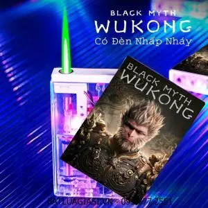 BẬT LỬA KHÈ HÌNH WUKONG GAS LỘ THIÊN (CÓ ĐÈN NHẤP NHÁY) - (XÀI GAS)