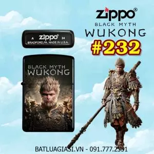 BẬT LỬA ZIPPO SƠN TĨNH ĐIỆN HÌNH WUKONG (BLACK MYTH: WUKONG) - (XÀI XĂNG) #232