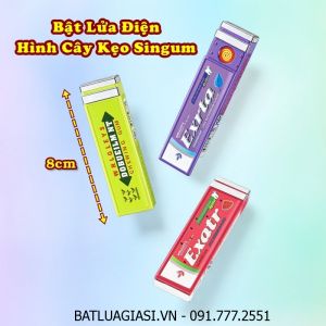 BẬT LỬA ĐIỆN HÌNH CÂY KẸO SINGUM (FULLBOX) - (SẠC ĐIỆN)