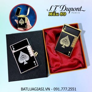 BẬT LỬA DUPONT HÌNH LÁ BÀI M-89 (S.T. DUPONT) (CÓ HỘP) - (XÀI GAS)
