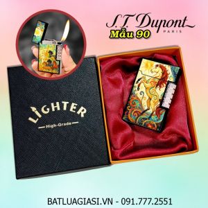 BẬT LỬA DUPONT HÌNH CON NGỰA MÃ ĐÁO THÀNH CÔNG M-90 (S.T. DUPONT) (CÓ HỘP) - (XÀI GAS)