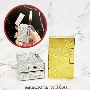 BẬT LỬA DUPONT CHỮ NỔI M-6 (S.T. DUPONT) - (XÀI GAS)