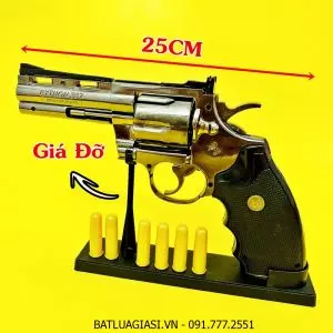 BẬT LỬA KHÈ HÌNH SÚNG RULO LỚN TRÁI KHẾ XOAY (CÓ GIÁ ĐỠ) SIZE: 25CM - (XÀI GAS)