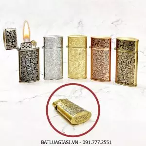 BẬT LỬA XĂNG ĐÁ CỔ ZORRO Z833 KHẮC NỔI HÌNH HOA VĂN - (XÀI XĂNG)