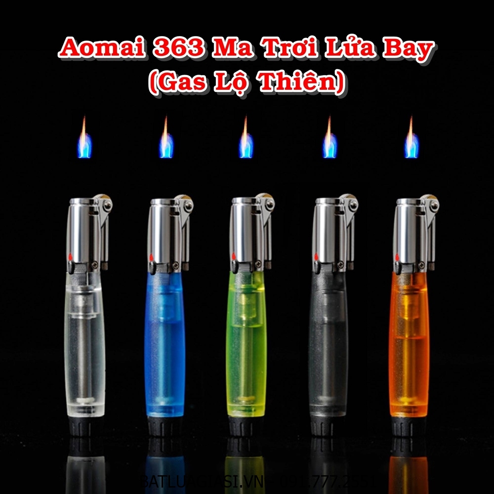 BẬT LỬA AOMAI 363 MA TRƠI LỬA BAY (GAS LỘ THIÊN) AM363 - (XÀI GAS)