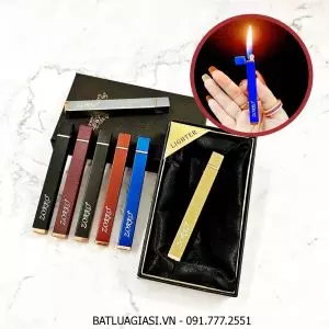 BẬT LỬA GAS ĐÁ RÃNH TAY ZORRO Z501 (CÓ HỘP) - (XÀI GAS)