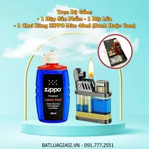 BỘ BẬT LỬA XĂNG LỘ THIÊN ZORRO Z716 (KÈM CHAI XĂNG) #ĐEN