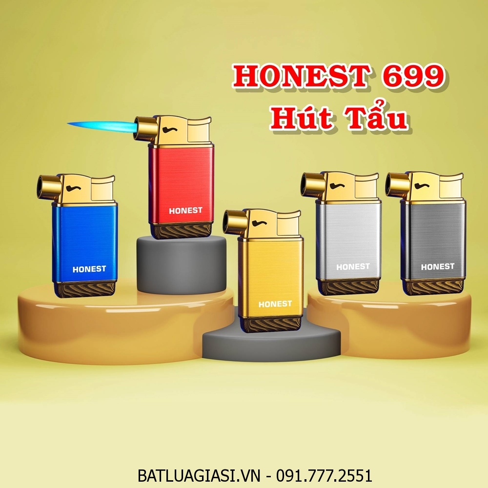 BẬT LỬA KHÈ HONEST 699 HÚT TẨU - (XÀI GAS)