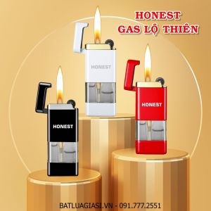 BẬT LỬA HONEST GAS LỘ THIÊN 536 - GAS ĐÁ RÃNH TAY - (XÀI GAS)