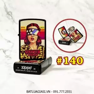 BẬT LỬA ZIPPO SƠN TĨNH ĐIỆN 2 MẶT KIỂU VINTAGE (CÓ MỘC ĐÁY) - (XÀI XĂNG) #140